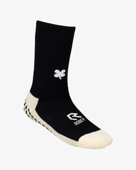 Grip socks (Unisex) zwart en royal blue