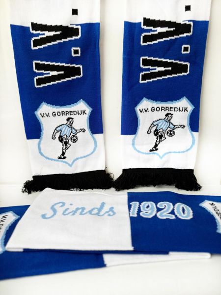 Sjaal VV Gorredijk Blauw/wit